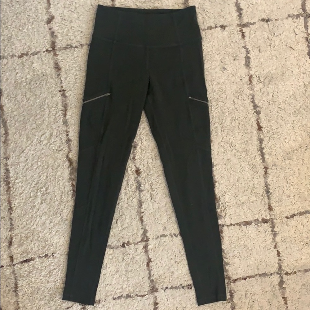 Athleta Leggings - Regular Length - Green - Small